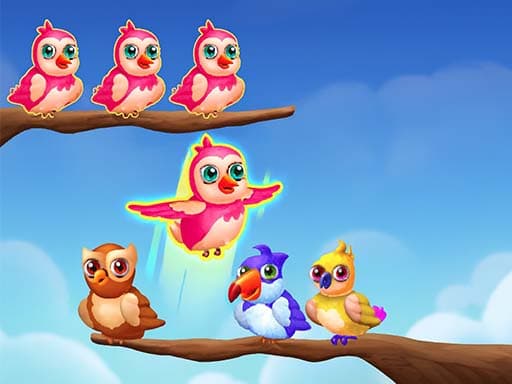 Birds Sort Color Match Puzzle