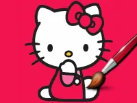 image bg Easy Coloring Kitty