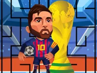 Messi in a maze image