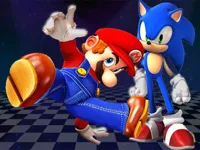 Super Mario &amp;amp; Sonic FNF Dance image